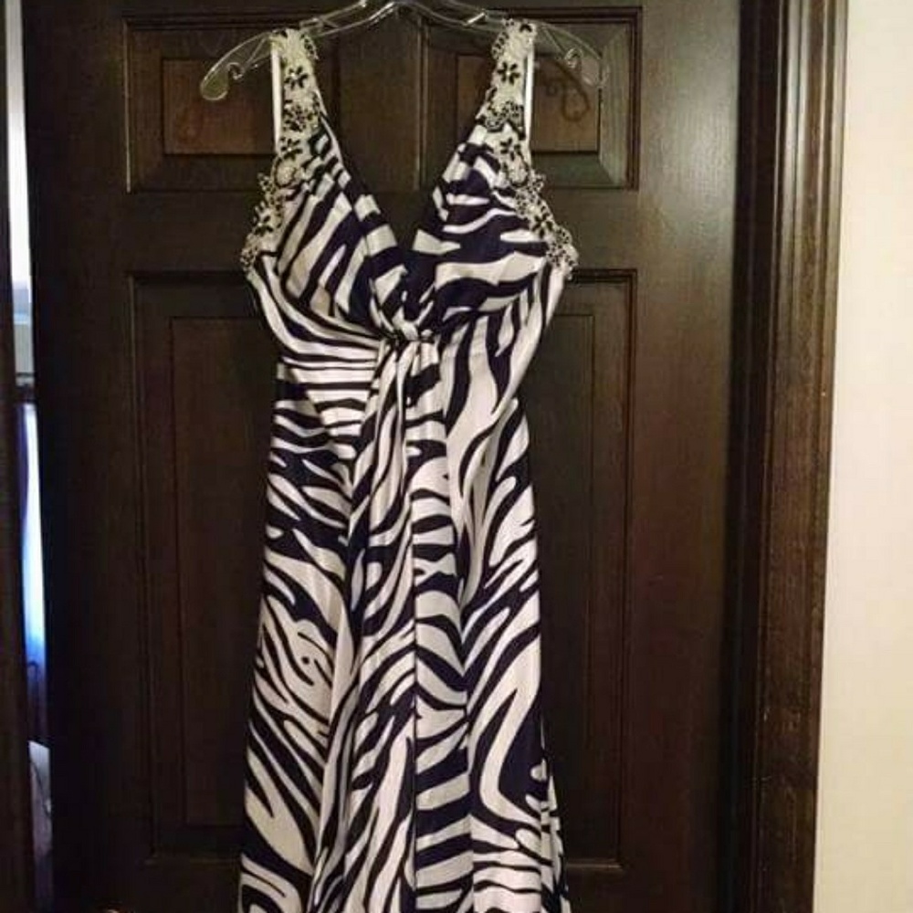 Zebra Formal Dress